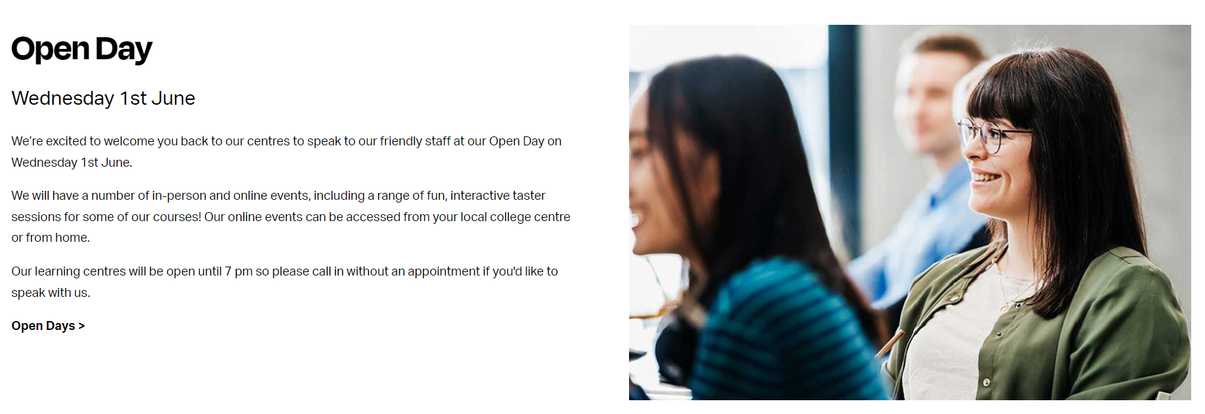 Example of head text image right