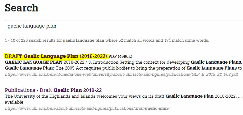 Example of a good document title.