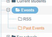 Pending subdirectory for Past Events