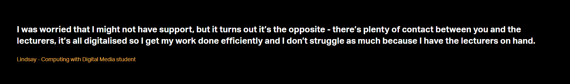 Example of quote block