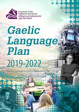 Gaelic Language Plan cover Gaelic Language Plan cover