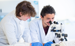 Students in a lab